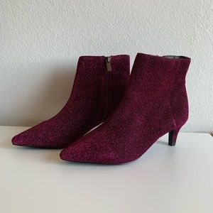 Red Sparkle Boots